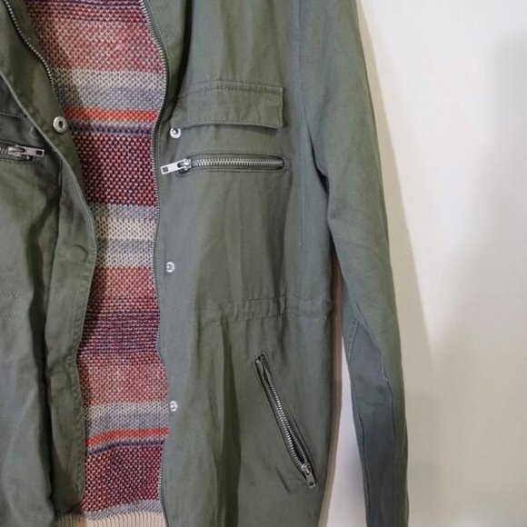 Thread & Supply utility jacket with Aztec sweater back - XS - Picture 2 of 5